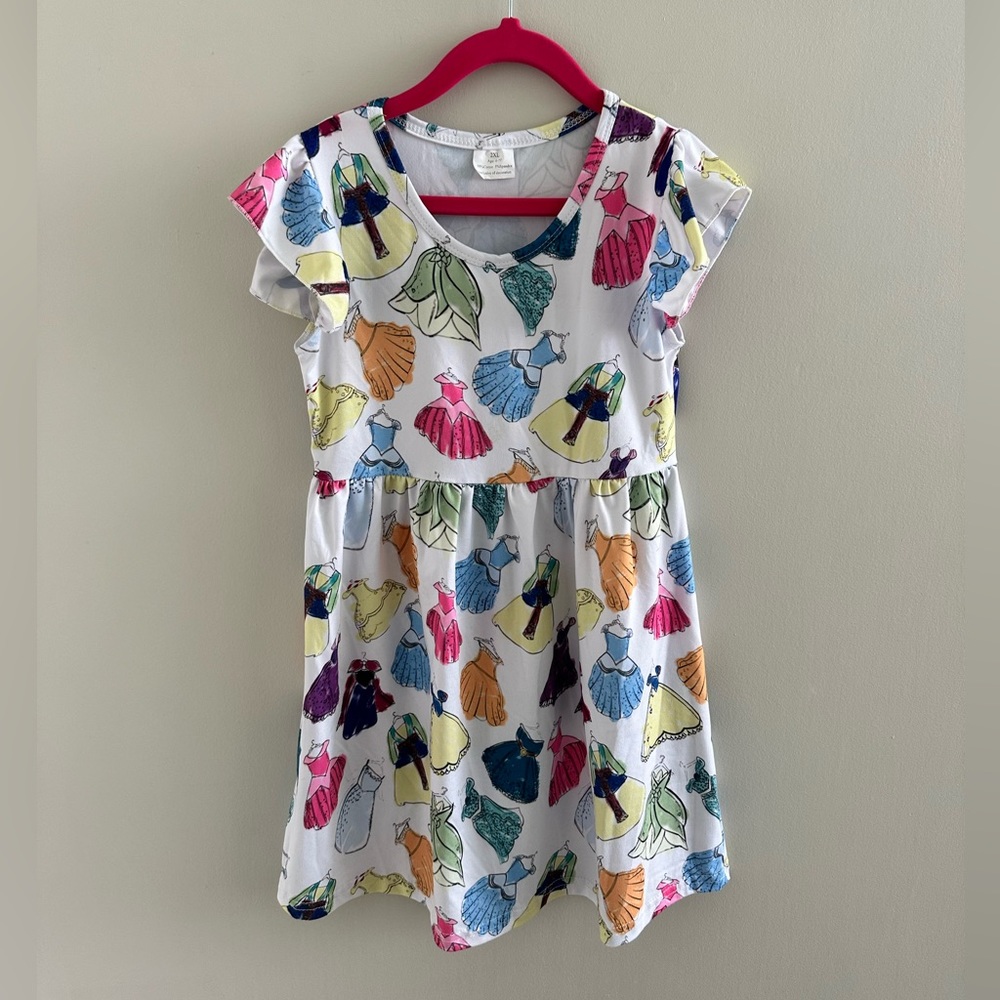 Disney Dress Themed girls dress size 6t/7t